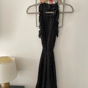 WHOWHATWEAR POLKA-DOT WRAP DRESS